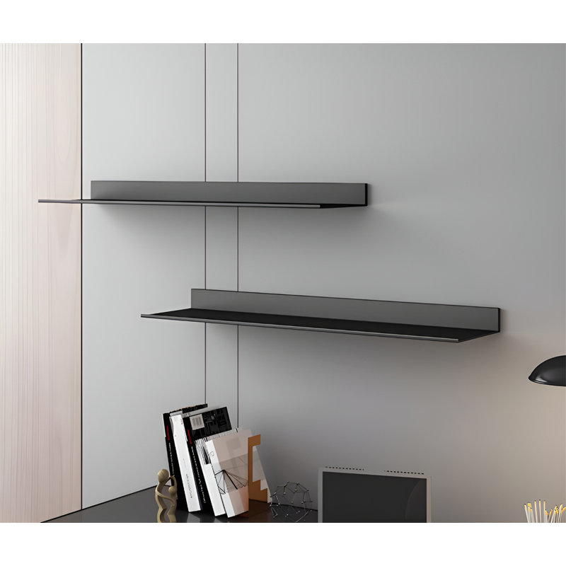 Tablette murale en alliage d'aluminium, H 2,36 po x l 47,24 po x P 7,08 po