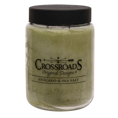Avocado And Sea Salt Scented Jar Candle