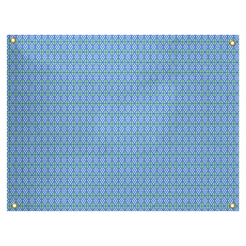 Tapisserie «Avicia Diamonds» par Katelyn Elizabeth, Intérieur / extérieur, H 51,5 po x l 60,5 po