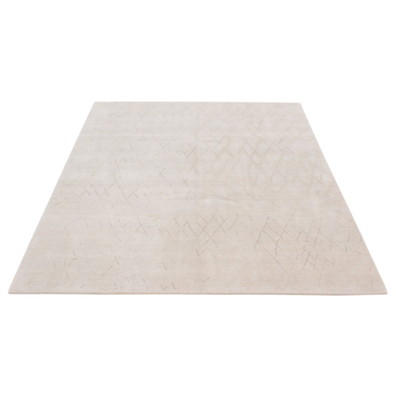 Tapis unique en laine gris clair 8 pi 0 po x 10 pi 0 po Kashkuli Gabbeh