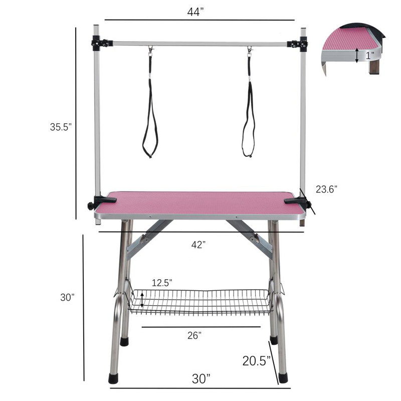Pet Grooming Table (Pink)