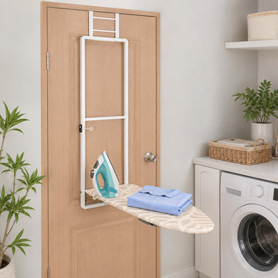 Over-the-Door Ironing Board, 36 Inch Foldable Hanging Iron Board