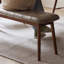 Banc de salle à manger en bois massif durable avec coussin en cuir pour des sièges confortables dans les salons et les salles à manger, polyvalent et élégant-985347367
