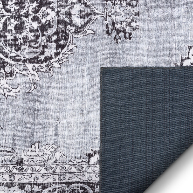 Nile Vintage Power Loom Grey Rug, Rectangle 230 x 290cm
