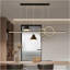 Luminaire suspendu moderne à DEL linéaire, réglable en hauteur, réglable en 3 couleurs, sans scintillement et antireflet, idéal pour un îlot de cuisine, une salle à manger et un salon