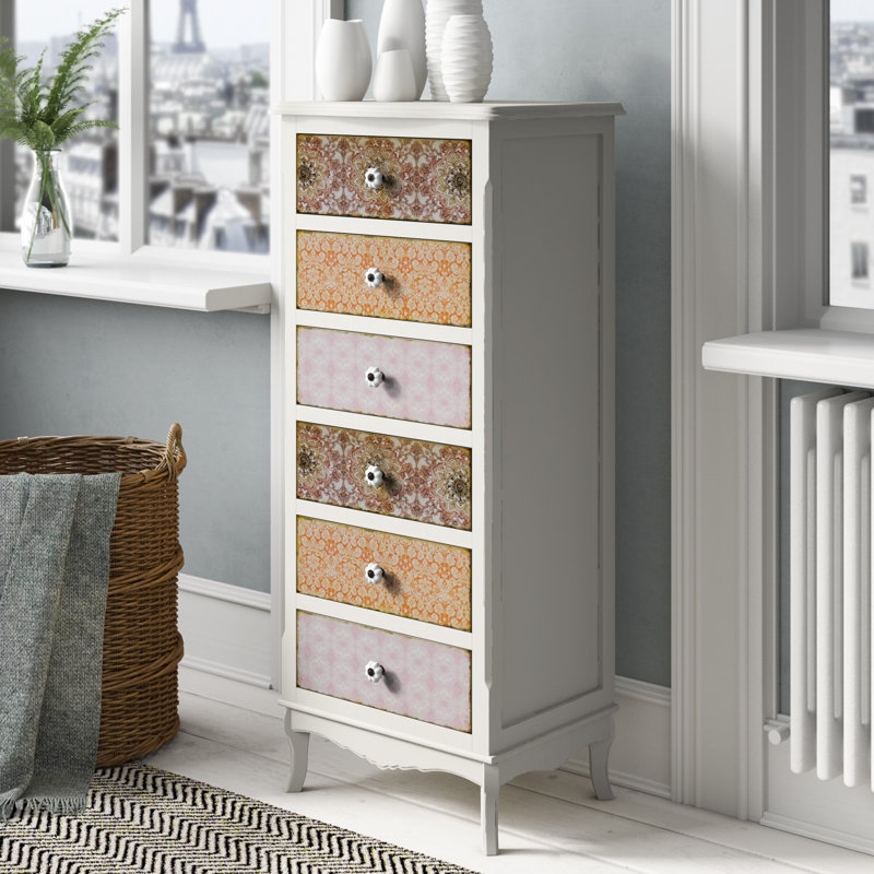 6 Drawer Tallboy Chest