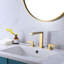 Devon Line Widespread 8" Bathroom Faucet + Universal Click-clack Drain – Brushed Nickel-1402561726