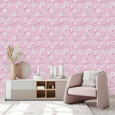 Peel & Stick Vinyl Floral