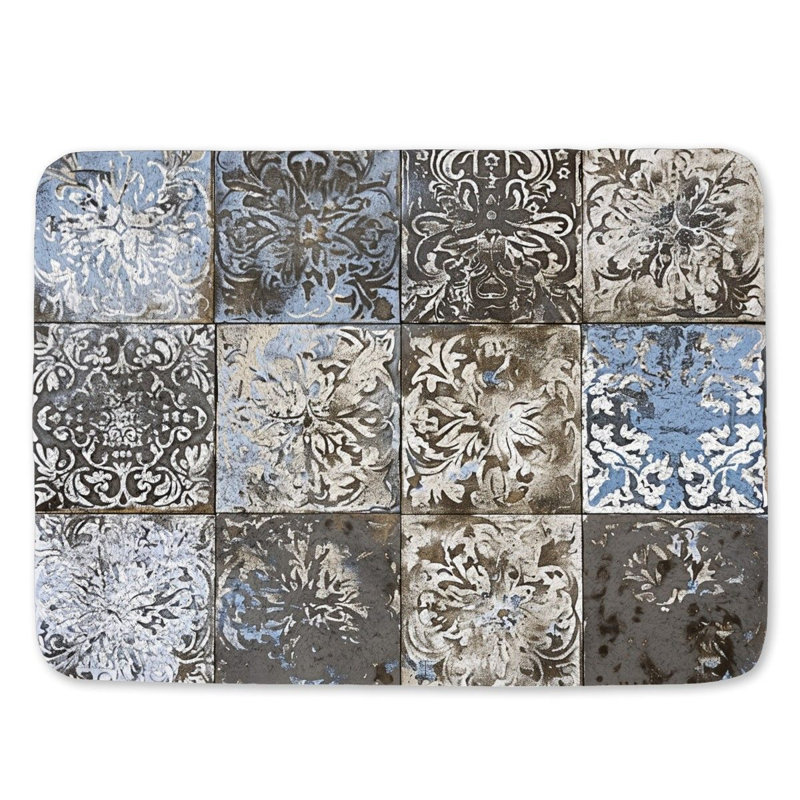 Tapis pour salle de bain Derec, L 21 po x L 34 po