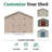 Classic Gable Outdoor Wood Storage Shed-884384756-881361701