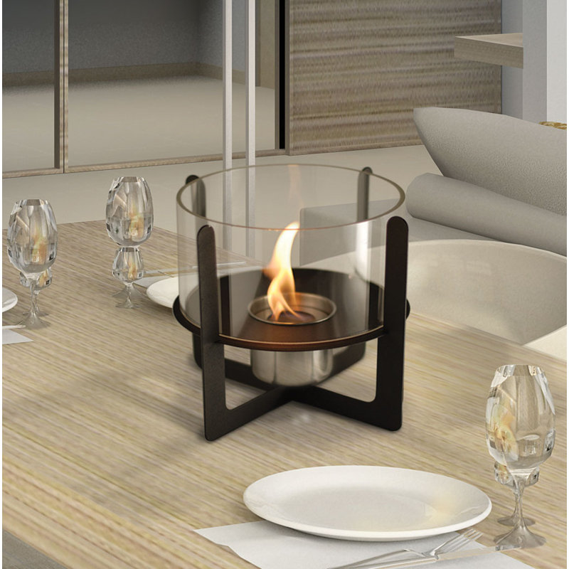 Andreas Metal Bio-Ethanol Outdoor Tabletop Fireplace