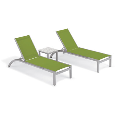Argento And Travira Outdoor Chaise Lounge