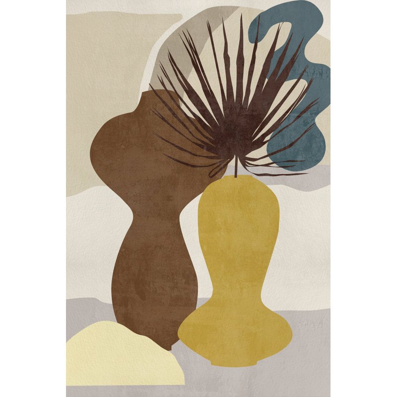 Vases décorés IV, H 36 po x l 24 po