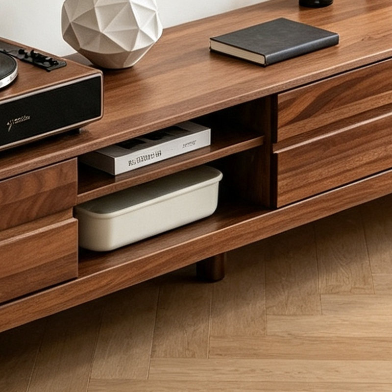 Meuble télé moderne moderne avec rangement multifonctionnel