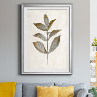 Bronze Leaf III - Reproduction d'art sur papier encadrée
