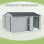 Large Sheds With Storage, Metal 10x12 Modern Backyard Garden Shed