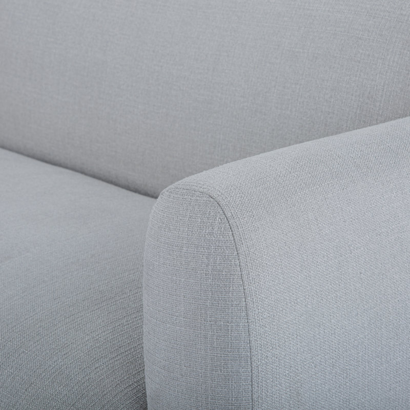 Tulum Sofa, 87" W, Metro Light Gray Linen Blend