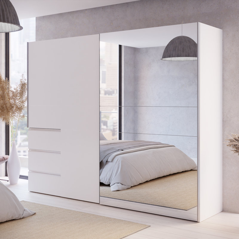 Tamjeed 2 Door Manufactured Wood Wardrobe