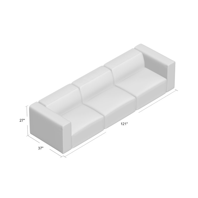 Canapé modulaire Mingle, Bleu