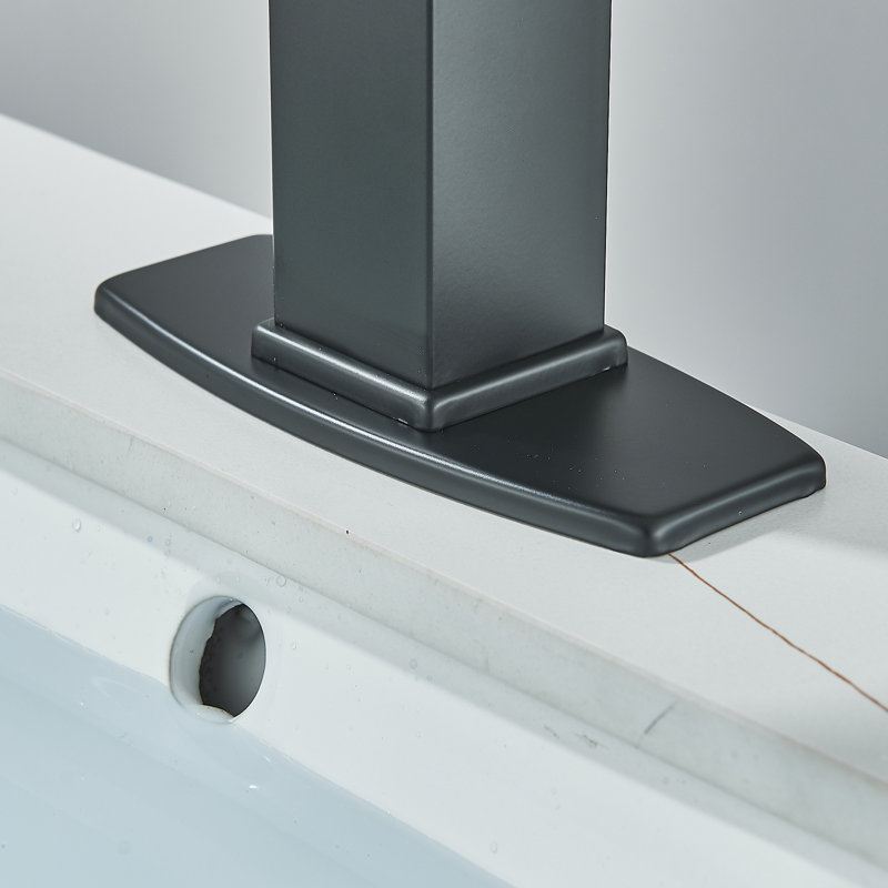 Single-handle Bathroom Faucet, Matte Black
