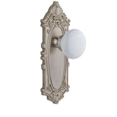 Grand mannequin grande plaque victorienne avec bouton de porte Hyde Park