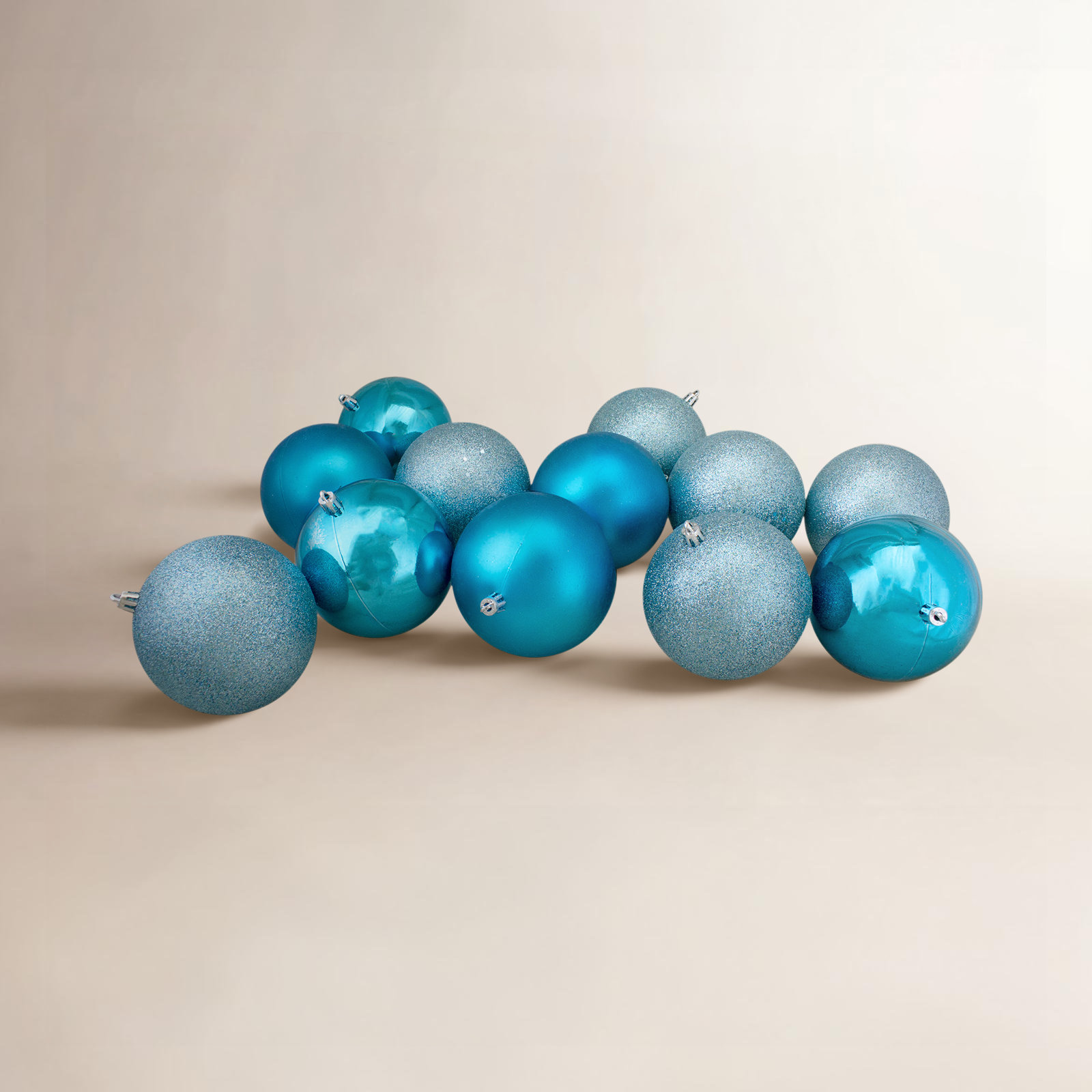3" Shatterproof Bauble, Turquoise Blue