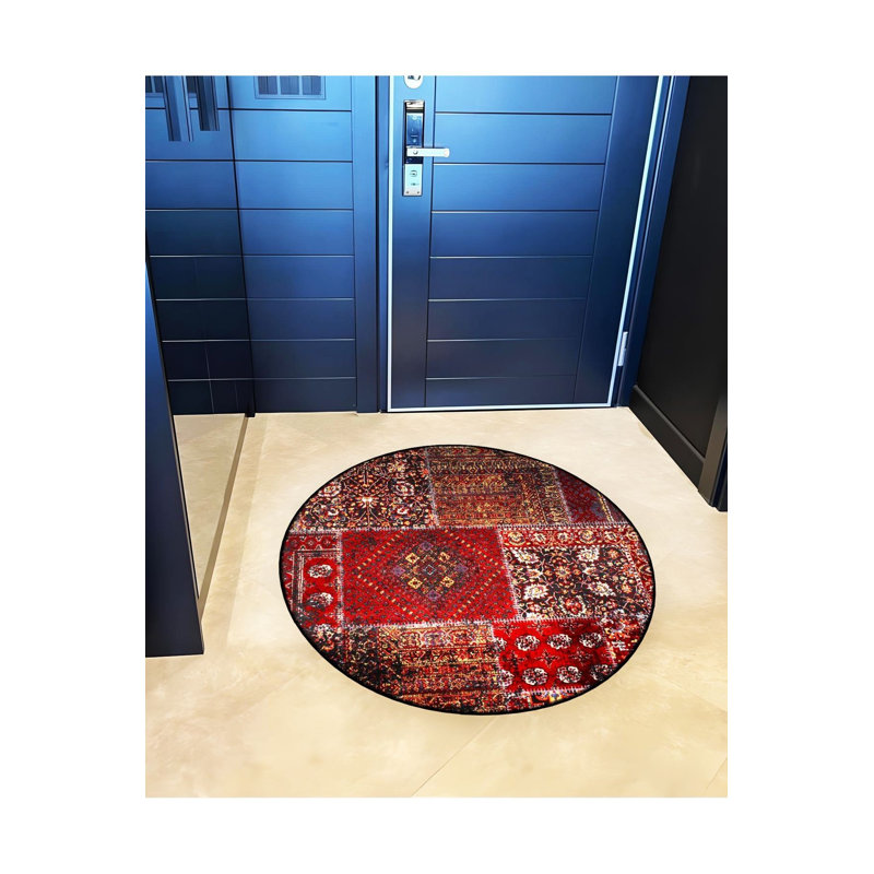 Tapis décoratif lavable à la machine Vintage