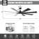 Vaczon 72" 8-Blade Modern Ceiling Fan with Dimmable 3CCT LED Lights and Remote Control