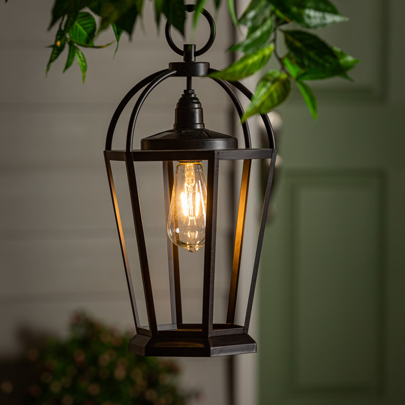 60" 3 in 1 Solar LED Outdoor Edison Floor and Hanging Lamp