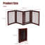 Burwell Wood Free Standing Pet Gate With Door