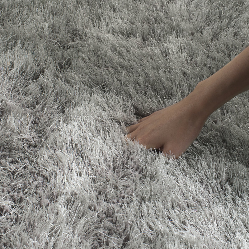 Midville Solid Colour Hand Woven Area Rug, Rectangle 183 x 274 cm