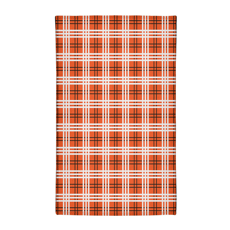 Tapis à carreaux orange, Rectangle 2 pi x 3 pi