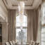 Lustre en cristal 78,7 po pour hall d'entrée-1930706138