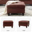 Repose-pieds en cuir véritable Blanchett-427300013