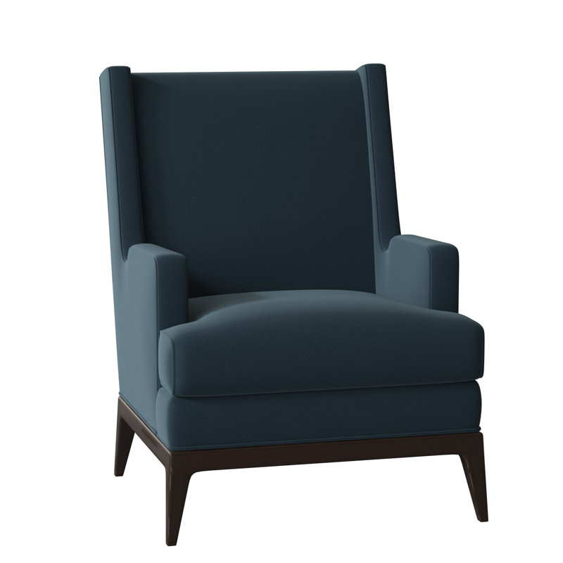 Fauteuil à oreilles de 29 po de large Cooper, Lagon Margaret, Noyer américain