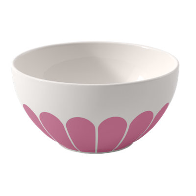 Villeroy & Boch Fleur Vert Collection Cereal Bowl, Premium Porcelain, Made in Germany, Perfect for Cereal, Oatmeal or Rice Dishes, Dishwasher and Microwave Safe, 14.5 oz Capacity, 5.5 x 2.75 in, Green