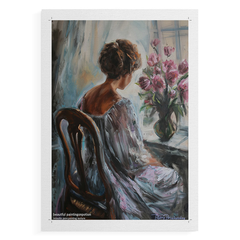 WOMEN Series CCCCXXIV - impression sur toile de qualité supérieure seulement - non encadrée - prête à être accrochée