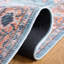 Dujuan Oriental Blue/Orange Area Rug-2041403025