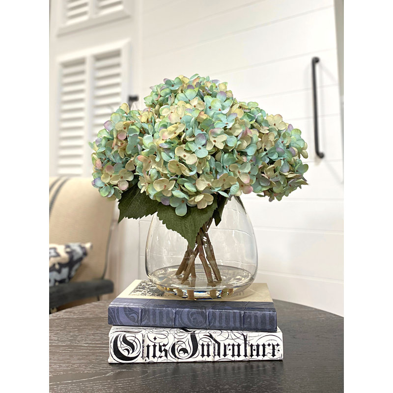 Hortensias en vase, Sarcelle