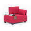 Canapé modulaire réversible de 39,4 po de large Cadagan