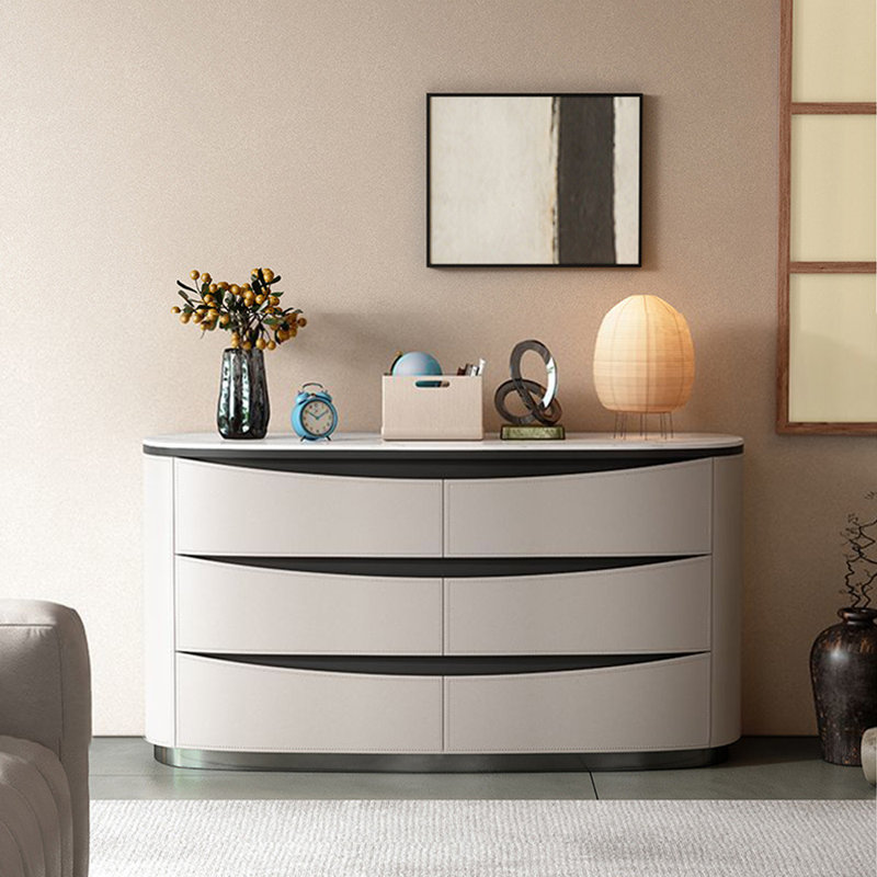 Italian minimalist entrance cabinet sideboard, 31.5" H x 47.24" W x 15.75" D