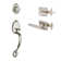 Copper Creek Handleset with Single Cylinder Deadbolt and Copper Creek Door Lever and Colonial Rosette
