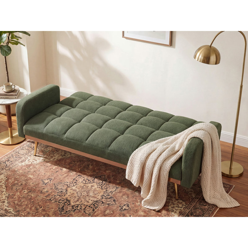Canapé-lit convertible de 69 po avec futon, Green