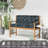Porch Swing Cushions With Backrest, 4" Thicken Waterproof Outdoor Bench Cushion, Only Cushion-799062578-799062591