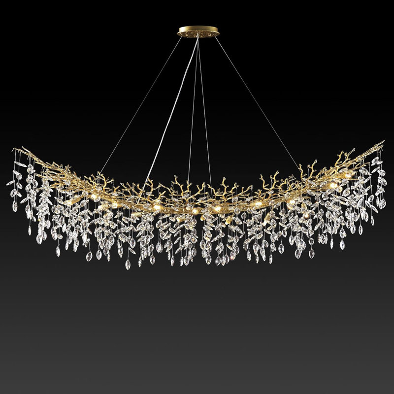 Luminaire suspendu en cristal 10 lumières