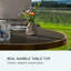 Round Stone Outdoor Bistro Table - 57.5 cm W-69900690
