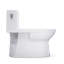 TOTO Redington One-Piece Elongated 1.28 GPF WASHLET+ and Auto Flush Ready Universal Height Toilet with CEFIONTECT, Cotton White - CST672CEFGAT40#01