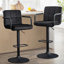 Tabourets de bar rembourrés en velours Mid-Century-911706677