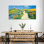Art mural sur toile GUTTATY Spring, photos de paysage, impressions de nature florales, affiche de peinture d'art, décoration murale printemps pour chambre à coucher de salon, 20 po x 40 po