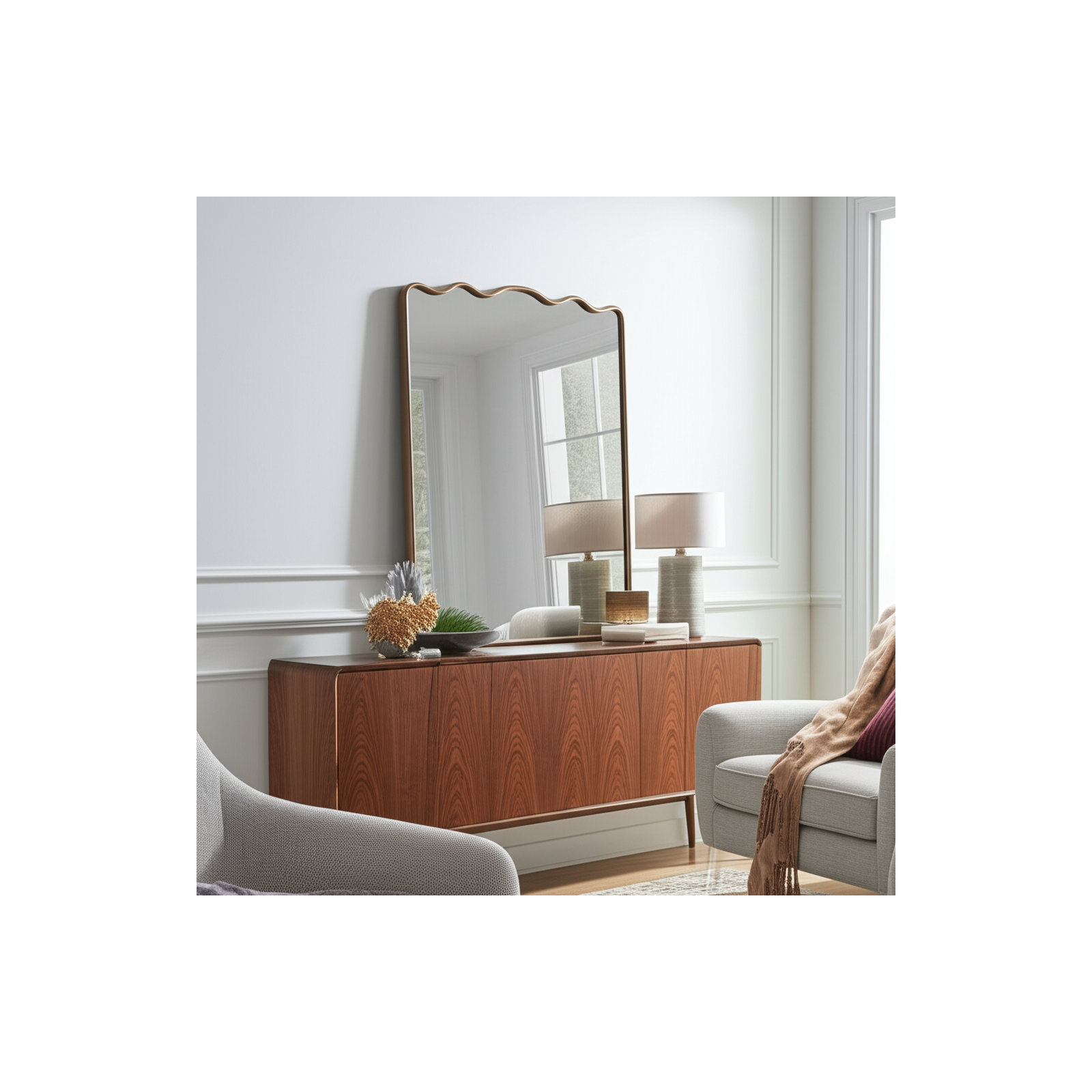 Savoy Ripple Mirror